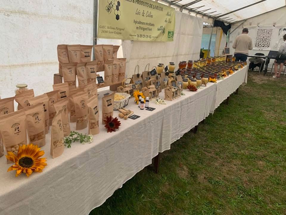 Je ne serai pas présente au marché de Montbron au mois de mai